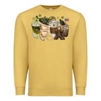 Antique Gold coffee cups army Premium Sweatshirt - texasbilliewilder