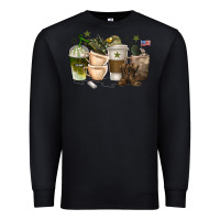 Black coffee cups army Premium Sweatshirt - texasbilliewilder