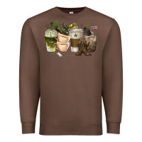 Chestnut coffee cups army Premium Sweatshirt - texasbilliewilder