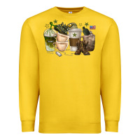 Lemon coffee cups army Premium Sweatshirt - texasbilliewilder
