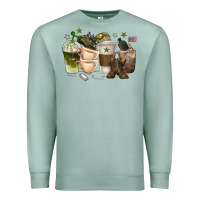Seafoam coffee cups army Premium Sweatshirt - texasbilliewilder