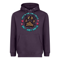 Plum just a girl who loves all her dogs Heavyweight Hoodie - MaliasSmallBusiness