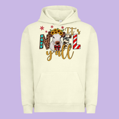 It's Noel Y'all Urban Hoodie Designed By Jahusdesignshop