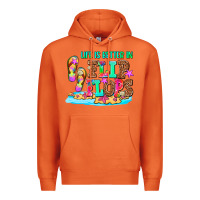 Carrot life is better in flip flops Premium Hoodie - AdoDesignShop