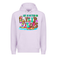 Lilac life is better in flip flops Premium Hoodie - AdoDesignShop
