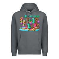 Rock life is better in flip flops Premium Hoodie - AdoDesignShop