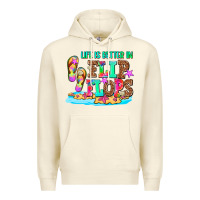 Sandshell life is better in flip flops Premium Hoodie - AdoDesignShop