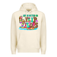 Tofu life is better in flip flops Premium Hoodie - AdoDesignShop