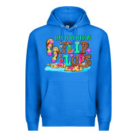 True Royal life is better in flip flops Premium Hoodie - AdoDesignShop