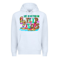 White life is better in flip flops Premium Hoodie - AdoDesignShop