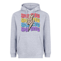 Heather Grey sped crew Heavyweight Hoodie - MaliasSmallBusiness