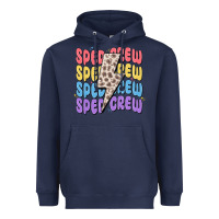 Navy sped crew Heavyweight Hoodie - MaliasSmallBusiness