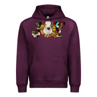 Mauve Wine christmas joy Urban Hoodie - JahusDesignShop