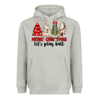 Moon Dust merry christmas let s play ball baseball Heavyweight Hoodie - MaliasSmallBusiness