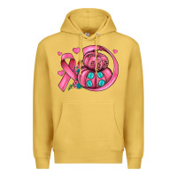 Antique Gold cancer ribbon pumpkins Premium Hoodie - JahusDesignShop