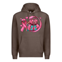Coffee cancer ribbon pumpkins Premium Hoodie - JahusDesignShop