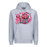 Heather Grey cancer ribbon pumpkins Premium Hoodie - JahusDesignShop
