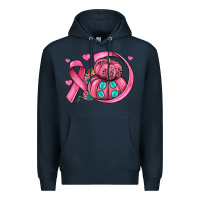 Navy cancer ribbon pumpkins Premium Hoodie - JahusDesignShop