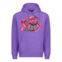 Purple cancer ribbon pumpkins Premium Hoodie - JahusDesignShop
