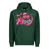 Sports Green cancer ribbon pumpkins Premium Hoodie - JahusDesignShop