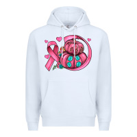 Cancer Ribbon Pumpkins Premium Hoodie | Teevron