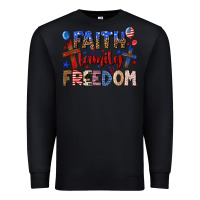 Black faith family freedom Premium Sweatshirt - texasbilliewilder