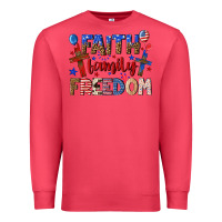 Cardinal faith family freedom Premium Sweatshirt - texasbilliewilder
