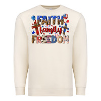 Sandshell faith family freedom Premium Sweatshirt - texasbilliewilder
