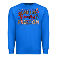 True Royal faith family freedom Premium Sweatshirt - texasbilliewilder