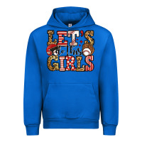 Cobalt let's do this girls baseball Urban Hoodie - Jasminsmagicworld