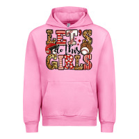 Fuchsia Pink let's do this girls baseball Urban Hoodie - Jasminsmagicworld