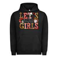 Pigment Black let's do this girls baseball Urban Hoodie - Jasminsmagicworld