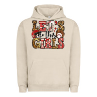 Pigment French Oak let's do this girls baseball Urban Hoodie - Jasminsmagicworld