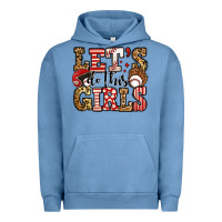 Let's Do This Girls Baseball Urban Hoodie | Teevron