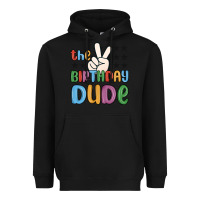 Black the birthday dude Heavyweight Hoodie - MaliasSmallBusiness
