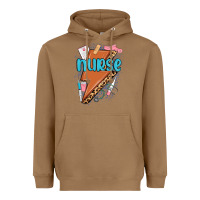 Toasted Coconut nurse lightning bolt Heavyweight Hoodie - MaliasSmallBusiness