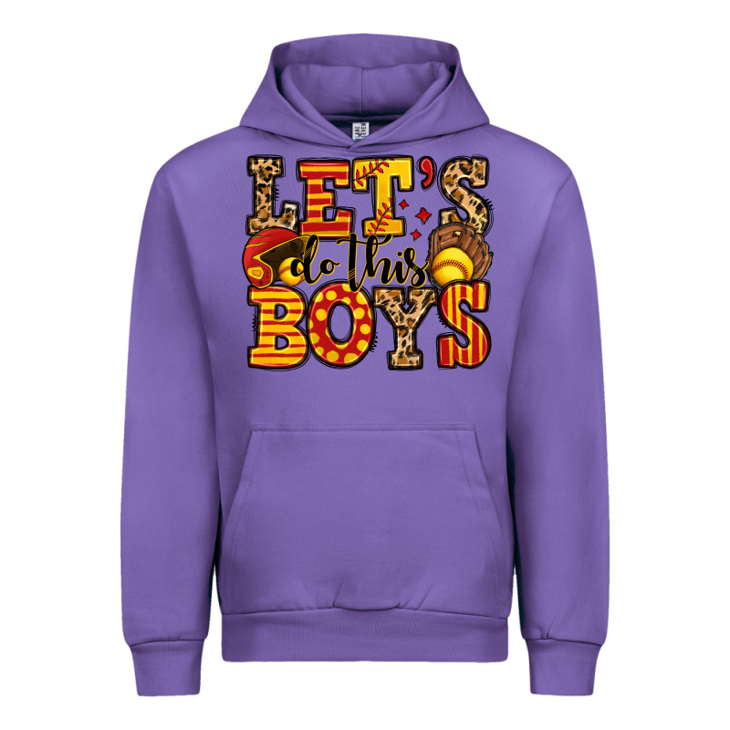 Let's Do This Boys Softball Urban Hoodie by Jasminsmagicworld | Teevron