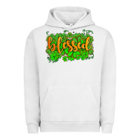 Pigment Lunar Rock blessed with  shamrocks Urban Hoodie - AdoDesignShop