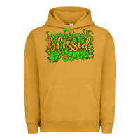 Pigment Peanut Butter blessed with  shamrocks Urban Hoodie - AdoDesignShop