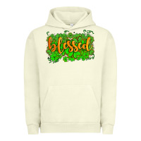 Pigment Pistachio blessed with  shamrocks Urban Hoodie - AdoDesignShop