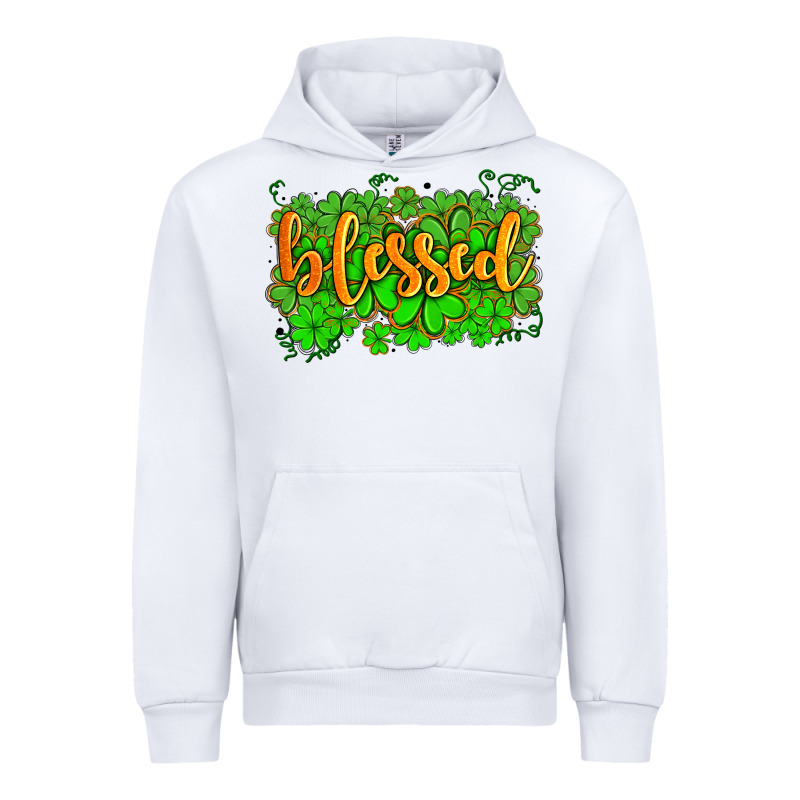 Blessed With  Shamrocks Urban Hoodie by AdoDesignShop | Teevron