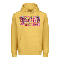 Antique Gold breast cancer teacher Premium Hoodie - Artiststas