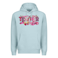 Blue Mist breast cancer teacher Premium Hoodie - Artiststas