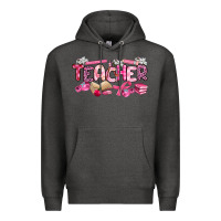 Charcoal Heather breast cancer teacher Premium Hoodie - Artiststas