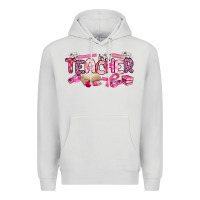 Dove Grey breast cancer teacher Premium Hoodie - Artiststas