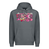 Rock breast cancer teacher Premium Hoodie - Artiststas