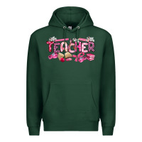 Sports Green breast cancer teacher Premium Hoodie - Artiststas