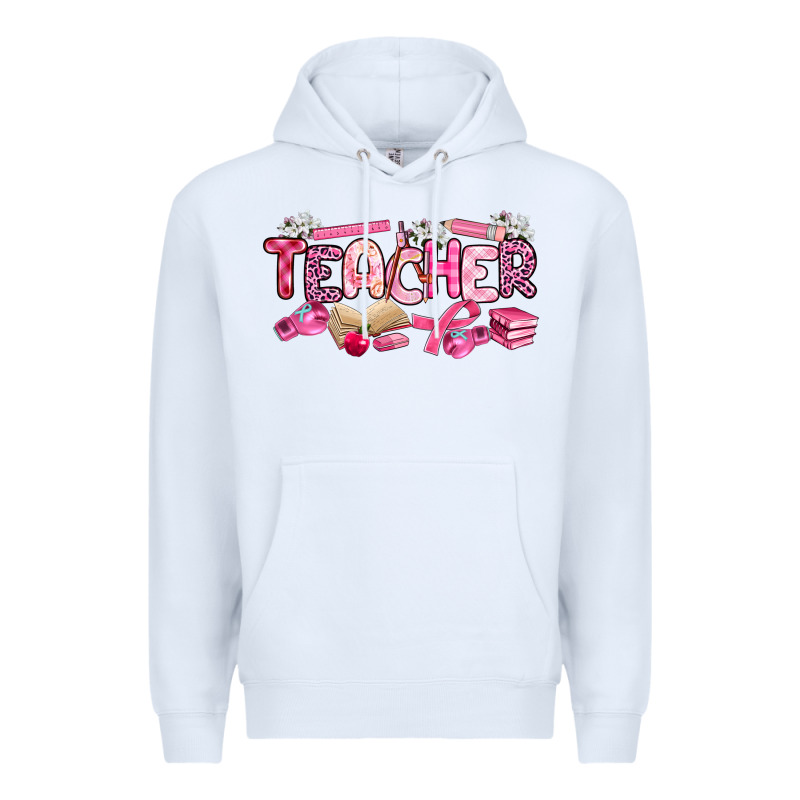 Breast Cancer Teacher Premium Hoodie by Artiststas | Teevron