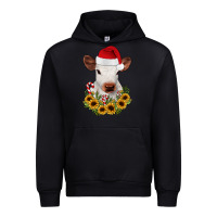 Black calf sunflower christmas Urban Hoodie - JahusDesignShop