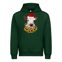 Forest Green calf sunflower christmas Urban Hoodie - JahusDesignShop